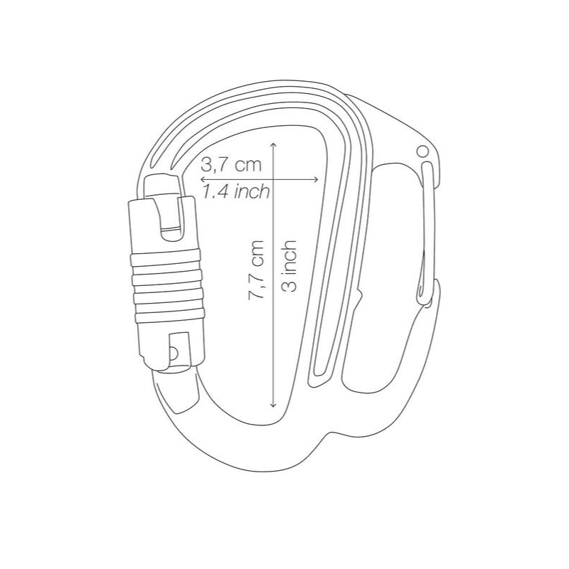Petzl FREINO Z - karbin med extra bromsfunktion - Bild 2
